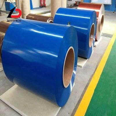 0.5t-25t bobot gulungan Hijau Kuning Merah Biru Warna Prepainted Galvanized Steel Coil PPGI PPGL dengan Teknik Hot Rolled