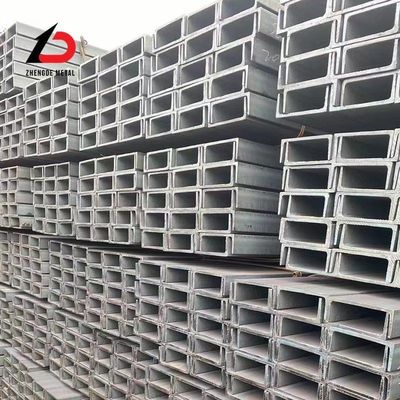 Perforated U C Channel Steel for Construction Support Hot Rolling Spot U-shaped Support Channel (Besi saluran U C yang dibocorkan untuk dukungan konstruksi)