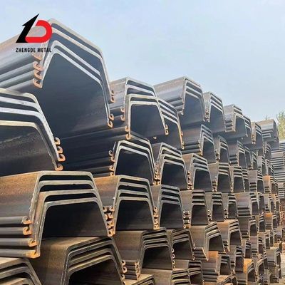 Struktural Bentuk Z Dimensi Cold Hot Rolled Carbon Steel Sheet Tumpukan untuk Cofferdam Harga Pabrik