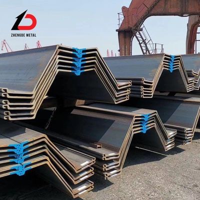 U tipe Hot Rolled Steel Sheet Pile Harga Per Ton/Type 3 Type 4 Hot Rolled Steel Sheet Pile dengan 12m