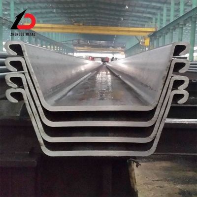 Hot Selling Murah Lembar Baja Tumpukan Tipe 2 Sy295/Sy390 Lembar Tumpukan Bentuk U Bentuk Z Lembar Tumpukan 10,5mm Lembar Baja Tumpukan