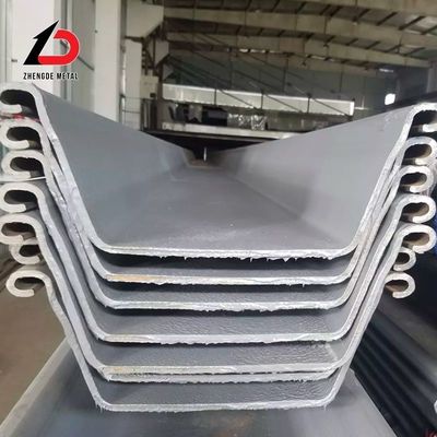 Pabrik Harga Murah Sy290 Cold Rolled U Steel Sheet Pile Hot Rolled U-Type untuk Wall Retaining Cold Rolled Larsen Steel Sheet Piles