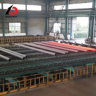 Industri Minyak dan Gas Digunakan Dimensi Custom 16mn Hot Rolled Seamless Steel Pipe