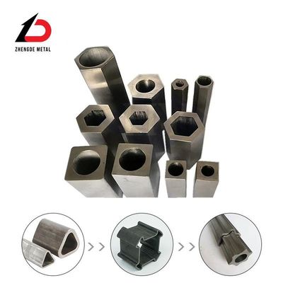 1020 Q355 Q195 Q235 Baja Karbon Hexagon Pentagon Segitiga Tanpa Jahit Seld / Hot Rolled / Polished Pipa Baja Berbentuk Khusus