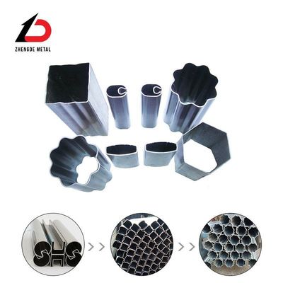 ASTM/JIS/GB/ISO paduan las Hot-digulung Disesuaikan Cold Drawing S235jr Q345 Hexagon Pentagon Triangle Special Shape Hollow Carbon Tube Special Shape Steel Pipe