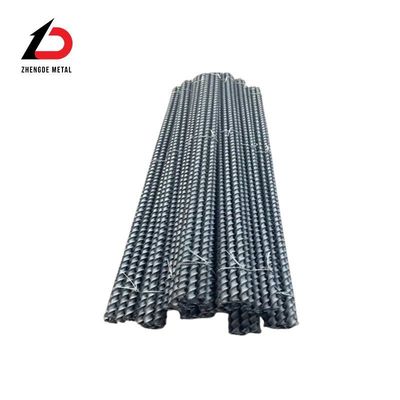 Dimensi yang disesuaikan 3/8′′ Full Threaded Steel Self Drilling Rock Bolt / Hollow Anchor Bar / Anchor Rods