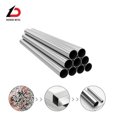 Harga saham 201/202/301/304/321/316L Hot/Cold Rolled 0.8-5mm Ketebalan pickling Polished Hairline Mirror Matte Square Tube dan Round Tube Stainless Steel Pipe