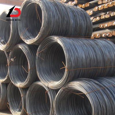 6mm 8mm 10mm 12mm Hot Rolled Steel Wire Rod Bahan Bangunan 30kg Per Roll
