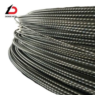 Harga ASTM A421 3.8mm 4mm 5mm 6mm 1670MPa 1770MPa kawat PC berindentasi relaksasi rendah kawat baja beton bertekanan dengan harga murah