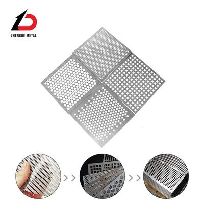 Pabrik Jual Aluminium/304 Baja tahan karat Panel Logam Berlubang/ Mesh Logam Berlubang