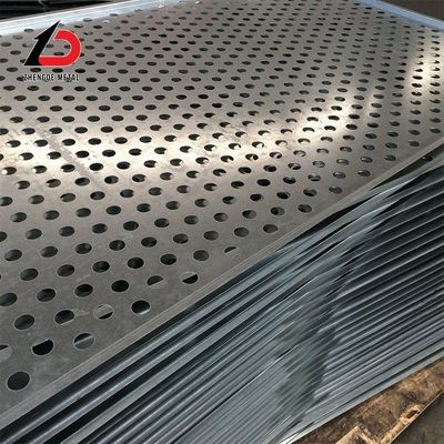 Lubang Pencetak Dekoratif Aluminium Perforated Metal Mesh Lubang Bulat 1220 X 2440 X 2 mm tebal Perforated Mesh