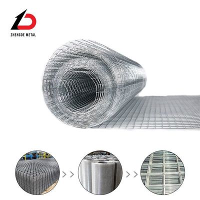 Hot Dip Galvanized 6 Gauge Welded Mesh 12 Gauge Wire 1/4' X 4' Filter Mesh Welded Wire Mesh Stainless Steel 304