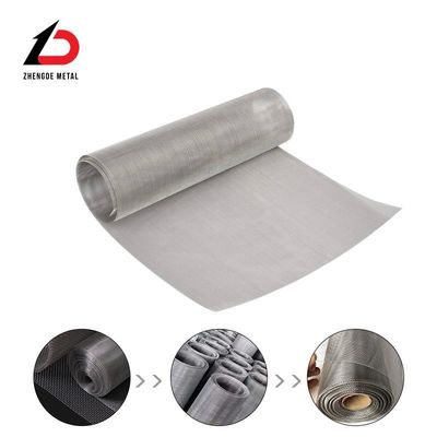 2000 X 2000mm Baja tahan karat Aluminium Crimped Wire Mesh Woven Metal Vibrating Screen Mesh